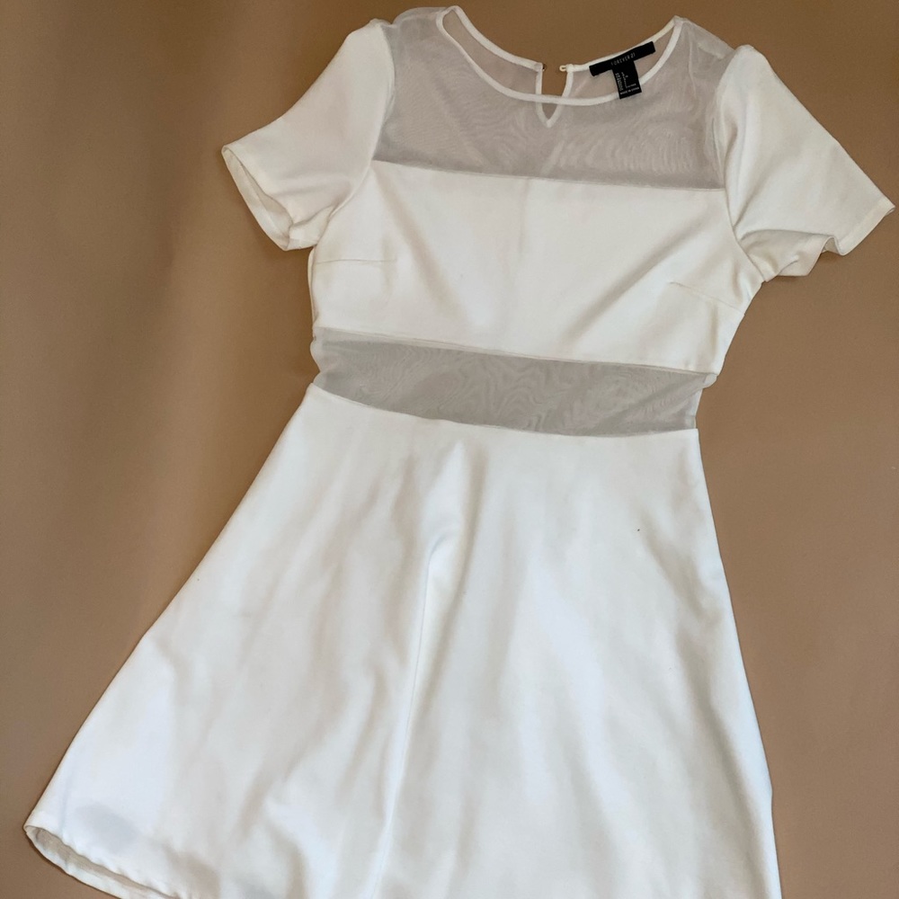Spring white dress